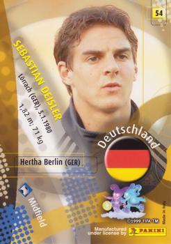 2002 Panini World Cup #54 Sebastian Deisler  Back