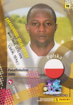 2002 Panini World Cup #90 Emmanuel Olisadebe Back
