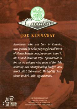 1999 Futera Platinum Celtic Greatest #NNO Joe Kennaway Back
