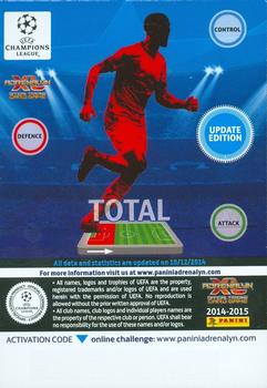 2014-15 Panini Adrenalyn XL UEFA Champions League Update Edition #UE017 Kieran Gibbs Back
