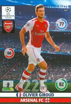 2014-15 Panini Adrenalyn XL UEFA Champions League Update Edition #UE019 Olivier Giroud Front
