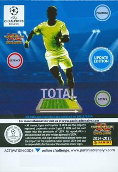 2014-15 Panini Adrenalyn XL UEFA Champions League Update Edition #UE051 Alvaro Morata Back