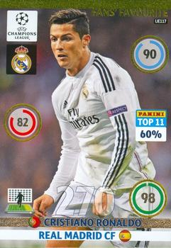 2014-15 Panini Adrenalyn XL UEFA Champions League Update Edition #UE117 Cristiano Ronaldo Front