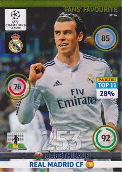 2014-15 Panini Adrenalyn XL UEFA Champions League Update Edition #UE124 Gareth Bale Front