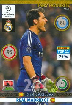 2014-15 Panini Adrenalyn XL UEFA Champions League Update Edition #UE127 Iker Casillas Front