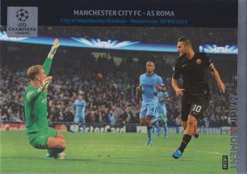 2014-15 Panini Adrenalyn XL UEFA Champions League Update Edition #UE130 Manchester City FC – AS Roma Front