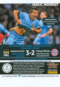 2014-15 Panini Adrenalyn XL UEFA Champions League Update Edition #UE134 Manchester City FC – FC Bayern München Back
