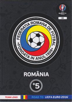 2015 Panini Adrenalyn XL Road to Euro 2016 #19 Romania Front