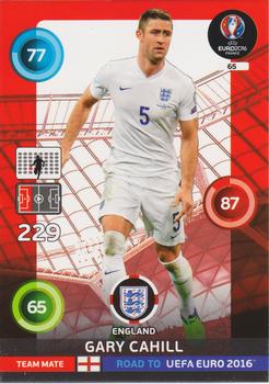 2015 Panini Adrenalyn XL Road to Euro 2016 #65 Gary Cahill Front