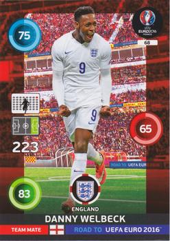 2015 Panini Adrenalyn XL Road to Euro 2016 #68 Danny Welbeck Front