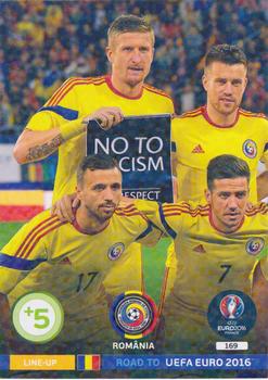 2015 Panini Adrenalyn XL Road to Euro 2016 #169 Line-Up 1 Romania Front