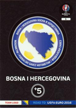 2015 Panini Adrenalyn XL Road to Euro 2016 #5 Bosna I Hercegovina Front