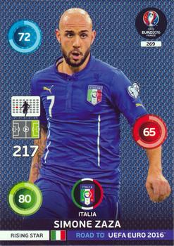 2015 Panini Adrenalyn XL Road to Euro 2016 #269 Simone Zaza Front