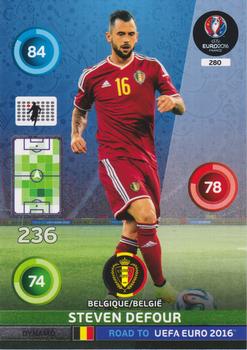 2015 Panini Adrenalyn XL Road to Euro 2016 #280 Steven Defour Front