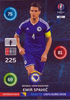 2015 Panini Adrenalyn XL Road to Euro 2016 #317 Emir Spahic Front