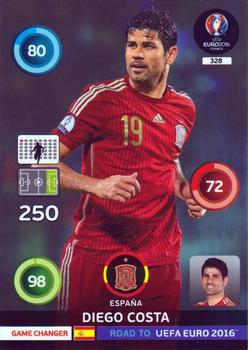 2015 Panini Adrenalyn XL Road to Euro 2016 #328 Diego Costa Front