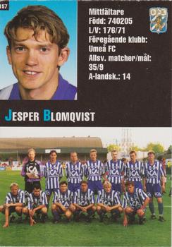 1995 Arena Allsvenskan #157 Jesper Blomqvist Back