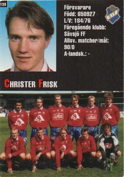 1995 Arena Allsvenskan #139 Christer Frisk Back