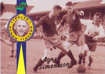 1995 Arena Allsvenskan - Idoler genom tiderna #X21 Agne Simonsson Front