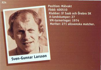 1995 Arena Allsvenskan - Idoler genom tiderna #X24 Sven-Gunnar Larsson Back