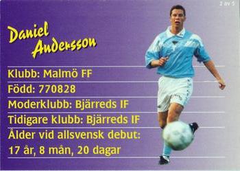 1995 Arena Allsvenskan - Debutanter #2 Daniel Andersson Back