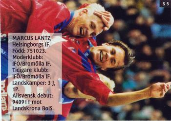 1995 Arena Allsvenskan - Stjärnskott #S5 Marcus Lantz Back