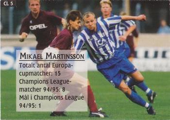 1995 Arena Allsvenskan - Champions #CL5 Mikael Martinsson Back
