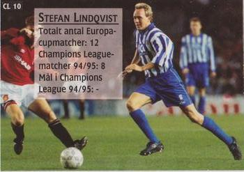 1995 Arena Allsvenskan - Champions #CL10 Stefan Lindqvist Back