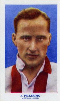1939 R & J Hill Famous Footballers Series 1 #26 Jack Pickering Front