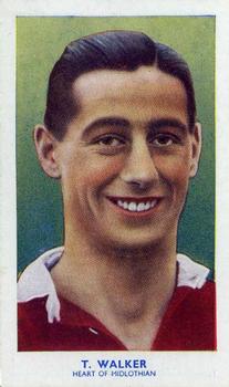 1939 R & J Hill Famous Footballers Series 1 #27 Tommy Walker Front