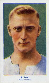 1939 R & J Hill Famous Footballers Series 1 #33 Ronnie Dix Front