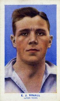 1939 R & J Hill Famous Footballers Series 1 #39 Jack Vinall Front