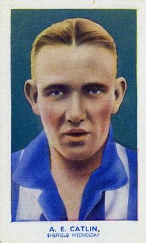 1939 R & J Hill Famous Footballers Series 1 #42 Ted Catlin Front