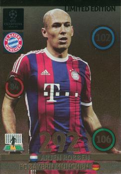 2014-15 Panini Adrenalyn XL UEFA Champions League Update Edition - Limited Edition #NNO Arjen Robben Front