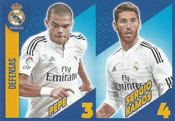 2014-15 Panini Real Madrid Stickers #10 Pepe / Sergio Ramos Front