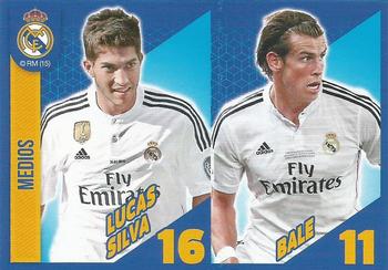 2014-15 Panini Real Madrid Stickers #15 Lucas Silva / Gareth Bale Front