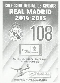 2014-15 Panini Real Madrid Stickers #108 Luka Modric Back