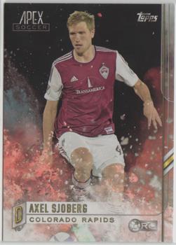 2015 Topps Apex MLS #107 Axel Sjoberg Front
