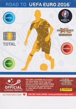 2015 Panini Adrenalyn XL Road to Euro 2016 - Limited Edition #NNO Andrea Pirlo Back