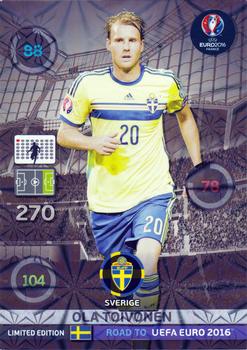 2015 Panini Adrenalyn XL Road to Euro 2016 - Limited Edition #NNO Ola Toivonen Front