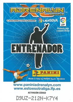 2014-15 Panini Adrenalyn XL La Liga BBVA - Plus Entrenador #481 Lucas Alcaraz Back