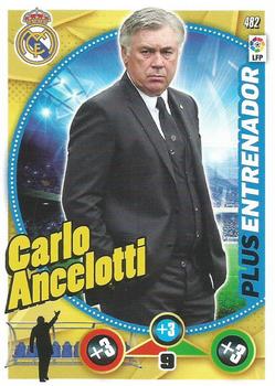 2014-15 Panini Adrenalyn XL La Liga BBVA - Plus Entrenador #482 Carlo Ancelotti Front