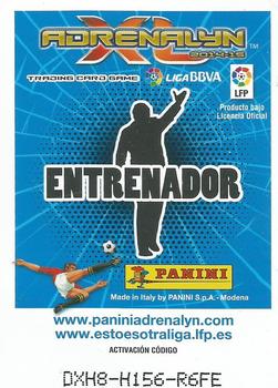 2014-15 Panini Adrenalyn XL La Liga BBVA - Plus Entrenador #483 Javi Gracia Back