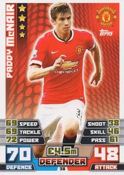 2014-15 Topps Match Attax Premier League Extra #38 Paddy McNair Front