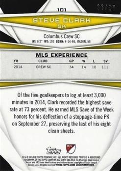 2015 Topps MLS - Black #101 Steve Clark Back