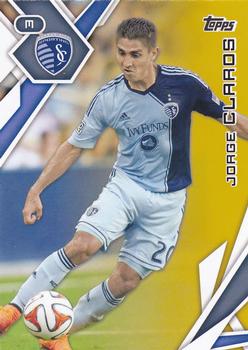 2015 Topps MLS - Gold #39 Jorge Claros Front