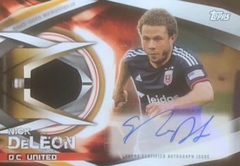 2015 Topps MLS - Autograph Relics #AR-ND Nick DeLeon Front