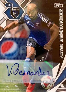 2015 Topps MLS - Autographs Black #34 Victor Bernardez Front