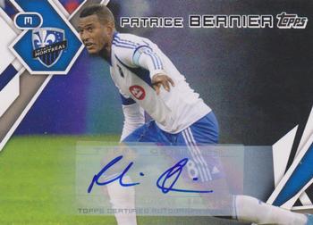 2015 Topps MLS - Autographs Black #72 Patrice Bernier Front