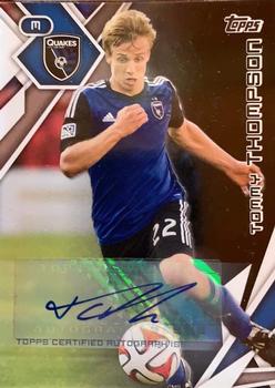 2015 Topps MLS - Autographs Black #115 Tommy Thompson Front